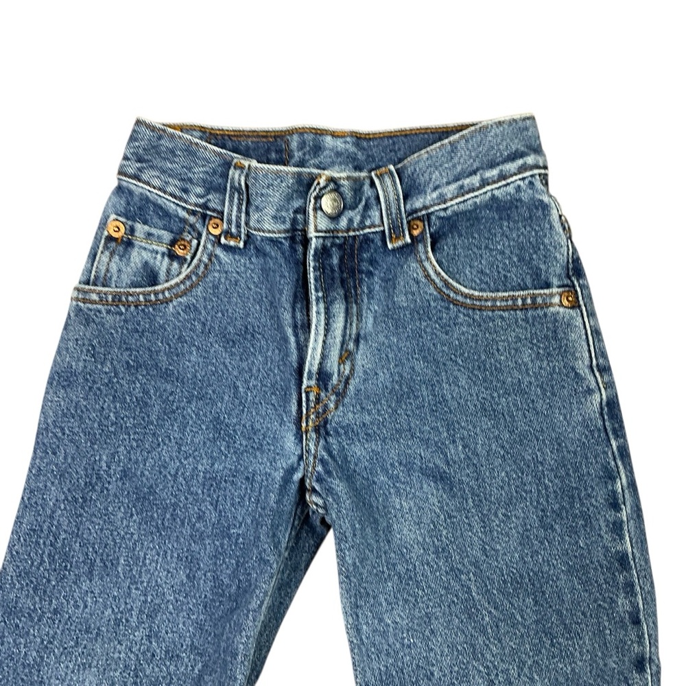 Y2K Levi’s 550 medium wash straight leg Jeans size youth XS - Picture 4 of 6